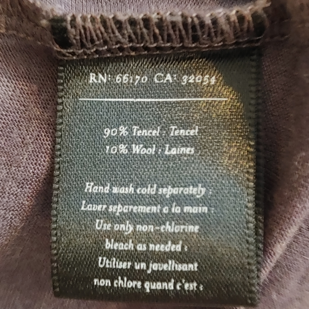 ANTHROPOLOGIE DELETTA PURPLE BOW OPEN FRONT CARDIGAN S - Picture 6 of 7
